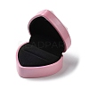 Heart Shaped Plastic Ring Storage Boxes CON-C020-01C-4