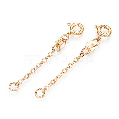 Brass Cable Chain Extender KK-ZX024-34G-A-1