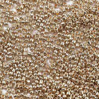 Electroplate Glass Seed Beads X-SEED-Q003-1-1