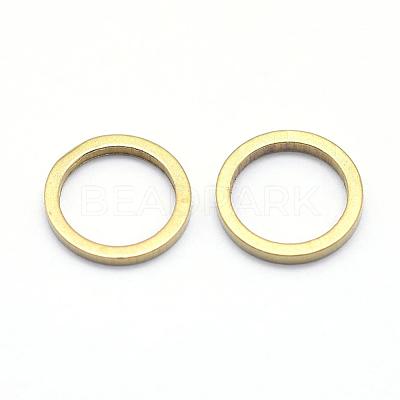Brass Linking Rings KK-P119-20-8mm-RS-1