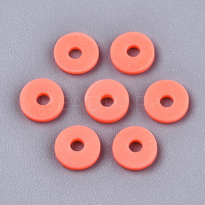 Handmade Polymer Clay Beads X-CLAY-Q251-6.0mm-72-1