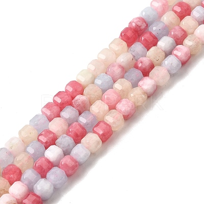 Natural Morganite Beads Strands G-F797-A08-01-1