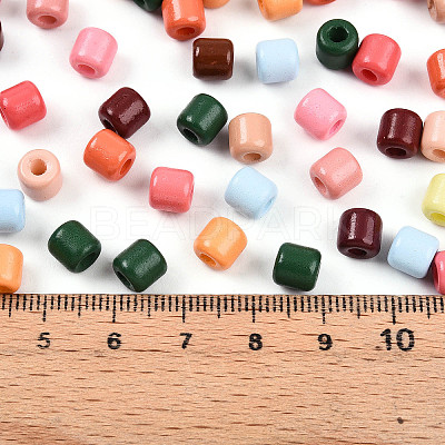 Opaque Colours Glass Seed Beads SEED-N007-14F-1