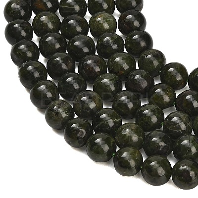 Natural Green Diopside Beads Strands GG-CBA993B-A01-8mm-1