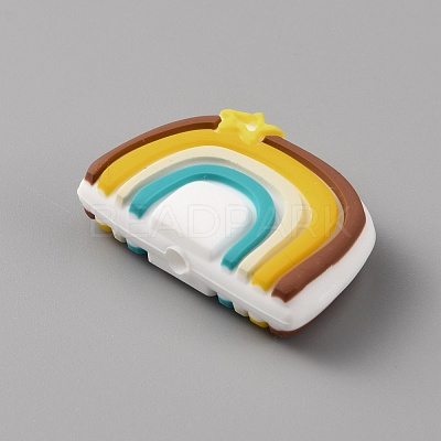 Silicone Beads SIL-WH0001-25B-1