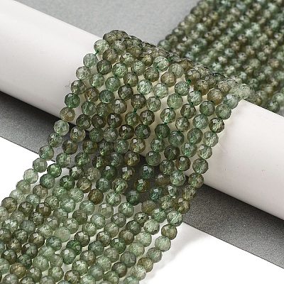 Natural Green Apatite Beads Strands X-G-G105-A01-03-1