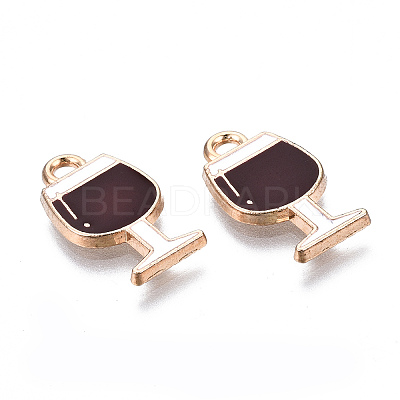 Eco-Friendly Alloy Enamel Pendants X-ENAM-Q437-049-NR-1