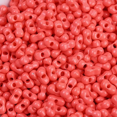 Baking Paint Glass Seed Beads SEED-K010-A08-1