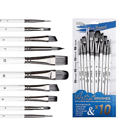 10Pcs Painting Brush PW-WG92E76-01-1