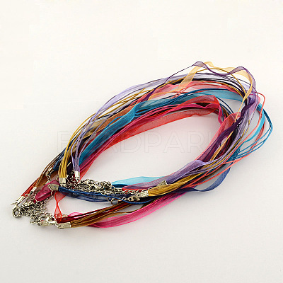 Multi-strand Necklace Cord for Jewelry Making NJEW-R218-M-1