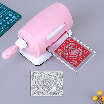 Heart Carbon Steel Cutting Dies Stencils DIY-WH0170-061-1