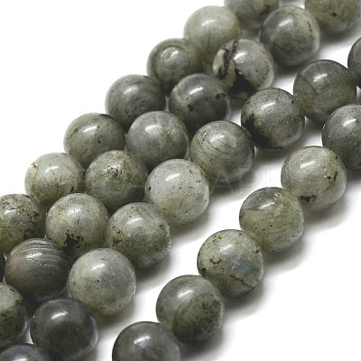 Natural Labradorite Bead Strands X-G-P256-01-6mm-1