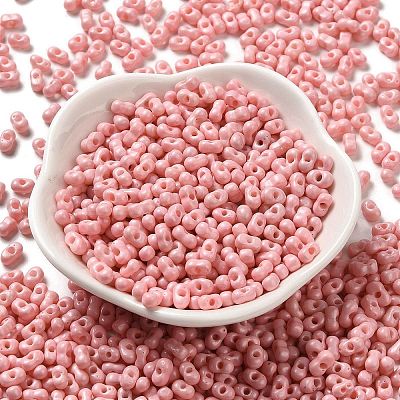 Baking Paint Glass Seed Beads SEED-K009-01A-17-1