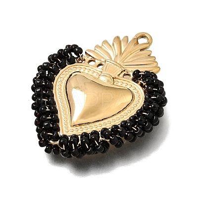 304 Stainless Steel Pendants STAS-E549-04G-13-1