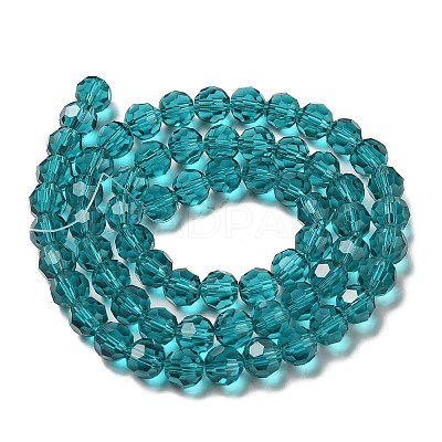 Transparent Glass Beads LS-EGLA-A035-T8mm-D12-1