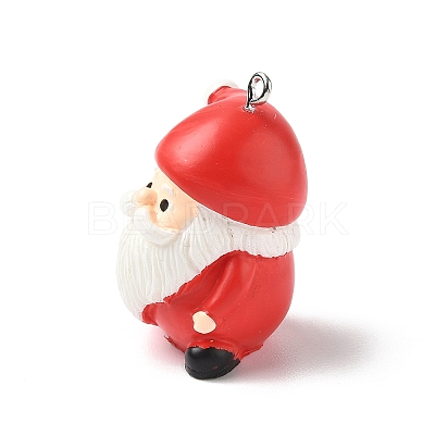 Christmas Theme Opaque Resin Pendants RESI-I336-01P-10-1