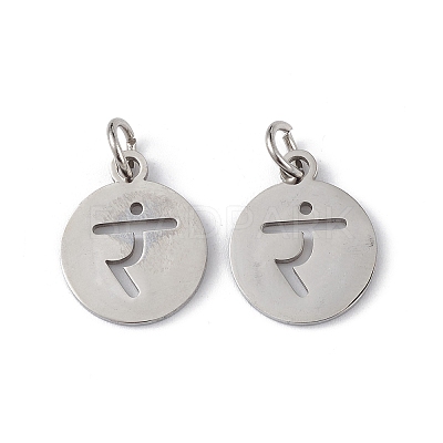 Non-Tarnish 304 Stainless Steel Charms STAS-Q201-T449P-1