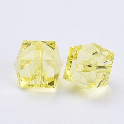 Transparent Acrylic Beads TACR-Q259-8mm-V21-01-1