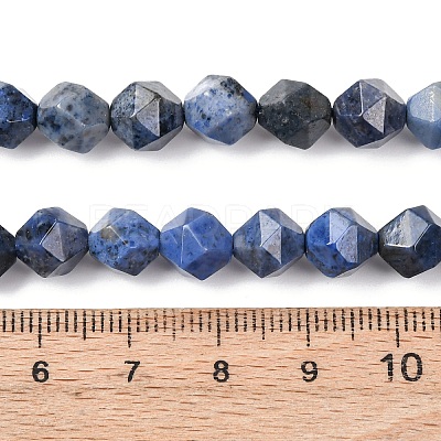 Natural Dumortierite Quartz Beads Strands G-F523-17-8mm-01-1