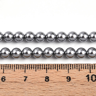 Baking Paint Pearlized Glass Pearl Bead Strands HY-N002-5mm-A01-1