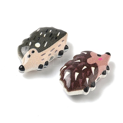 Spray Painted Alloy Beads FIND-Z109-01B-1