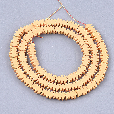 Spray Painted Non-magnetic Synthetic Hematite Beads Strands G-T116-13-07-1