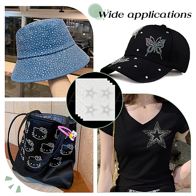Glass Hotfix Crystal Rhinestone DIY-WH0349-327E-01-1