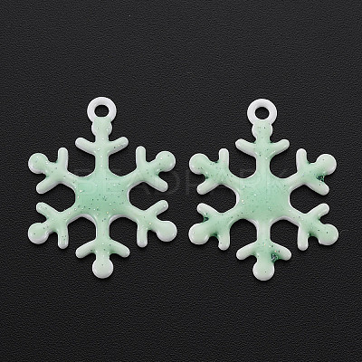 Spray Painted Alloy Enamel Pendants LS-ENAM-N055-036C-NR-1