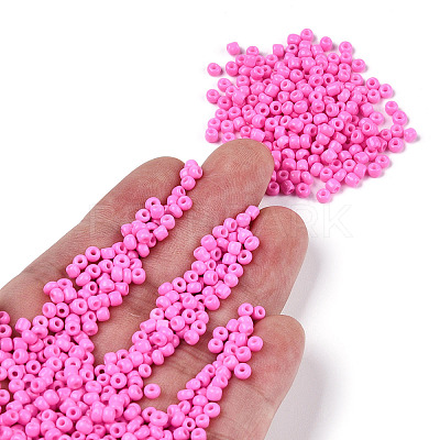 Baking Paint Glass Seed Beads SEED-S002-K2-1