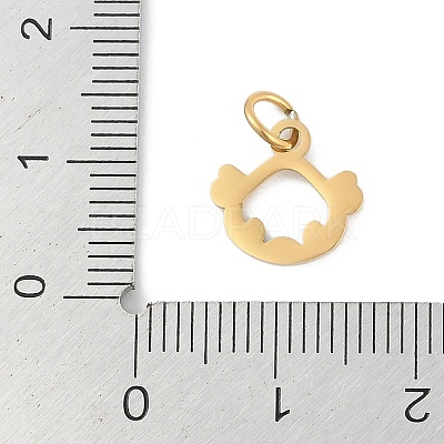 304 Stainless Steel Pendants STAS-L279-001G-11-1
