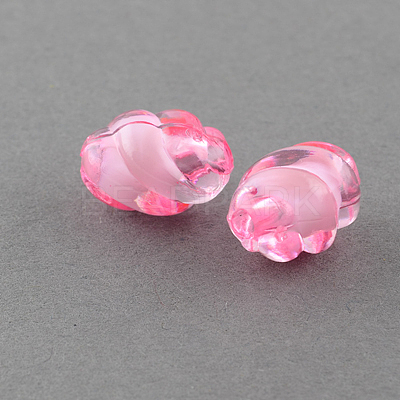 Transparent Acrylic Beads TACR-S107-14mm-M-1