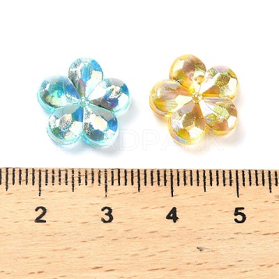 Transaparent Acrylic Beads PACR-H004-01-1
