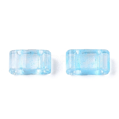 2-Hole Glass Seed Beads SEED-T003-01B-10-1