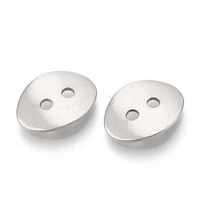 Tarnish Resistant 201 Stainless Steel Buttons STAS-T047-07-1