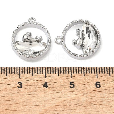 Alloy Glass Pendants FIND-B061-05P-A04-1