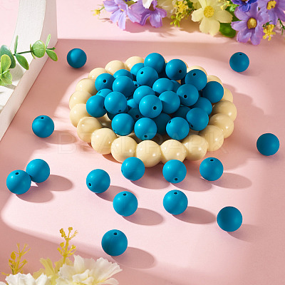 50Pcs Food Grade Eco-Friendly Silicone Beads SIL-TADJ0001-03H-1