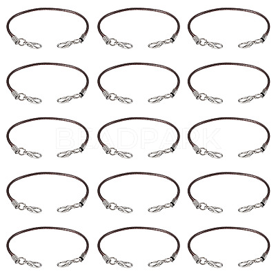 30Pcs Korean Waxed Polyester Cord Bracelet Making YC-TADJ0001-02D-1