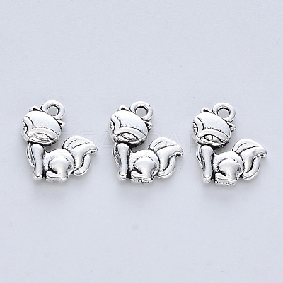 Tibetan Style Alloy Pendants X-TIBE-R316-063AS-RS-1