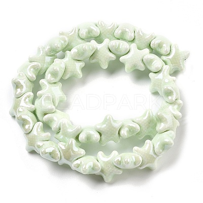 Handmade Porcelain Beads PORC-Q002-3C-1