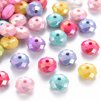 Opaque Acrylic Beads MACR-Q239-018B-1