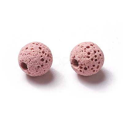 Unwaxed Natural Lava Rock Beads X-G-F325-8mm-A07-1