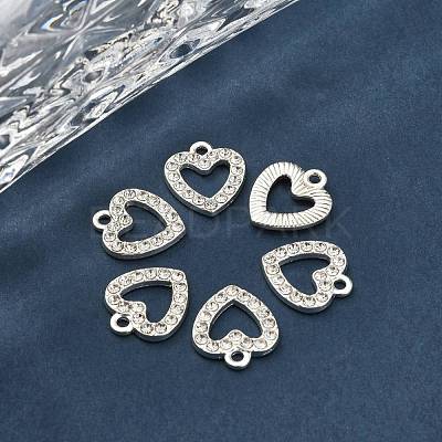 Alloy Rhinestone Charms ALRI-Q065-78S-1