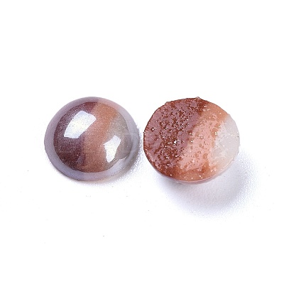 Opaque Glass Cabochons GGLA-S038-12I-8mm-1