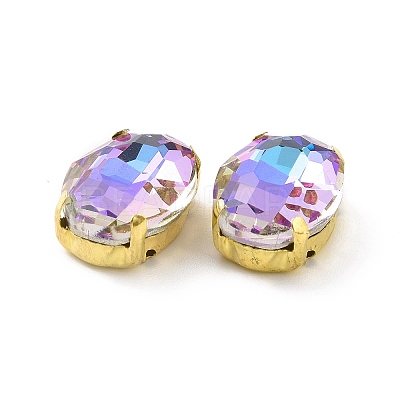 Oval Sew on Rhinestone DIY-E062-06G-B03-1