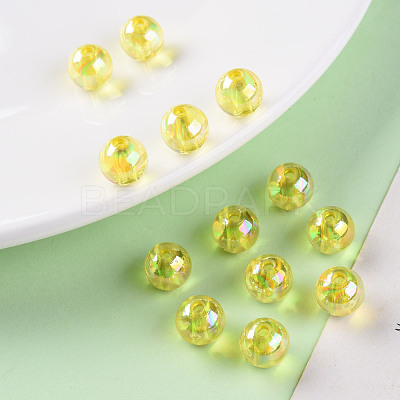 Transparent Acrylic Beads MACR-S370-B10mm-717-1