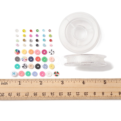 DIY Heishi Surfer Bracelet Making Kit DIY-FS0004-81-1