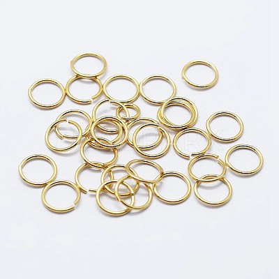 925 Sterling Silver Saw Cut Open Jump Rings STER-F036-02G-0.8x4mm-1