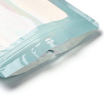 Rectangle Glitter Holographic PVC Resealable Packaging Bags ABAG-P011-01G-01-1