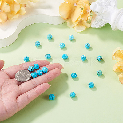 20Pcs Natural Turquoise Beads G-TA0003-47-1