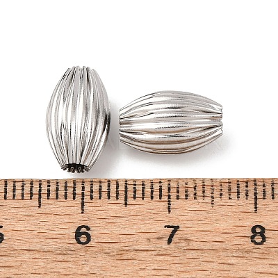 Textured 304 Stainless Steel Beads STAS-I358-11P-05-1
